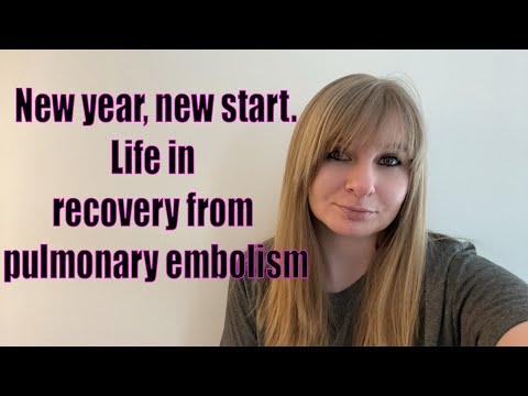 New year, new start. Life in recovery from pulmonary embolism