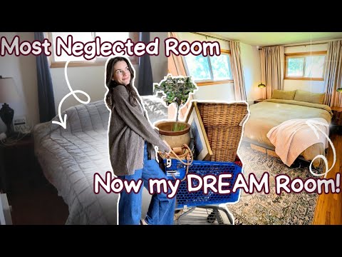 $500 BEDROOM MAKEOVER | Most Neglected Room to Dreamy Transformation!