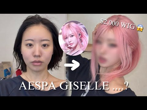 AESPA TEAM TURNED ME INTO GISELLE!!! They gave me a $2,000 wig๐ฑ