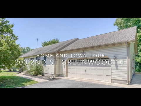 Home and Town Tour of 200 2nd St Greenwood Delaware