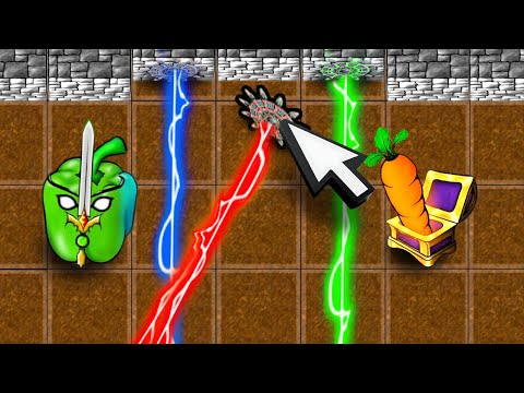 Reverse Puzzle Game Where YOU Place Laser Beams!