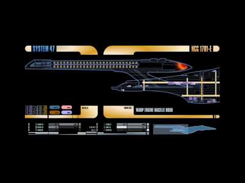 Star Trek: The Next Generation LCARS Display Screensaver 10 Hours