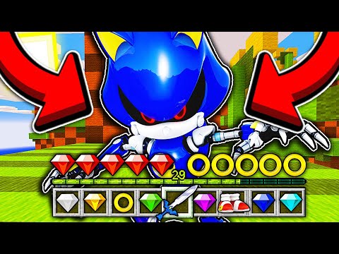 How to play METAL SONIC THE HEDGEHOG in Minecraft! Challenge Battle NOOB vs PRO Animation Real Life