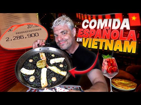 COMIENDO EN UN RESTAURANTE ESPAÑOL EN VIETNAM 🥘 *TOROS, SEVILLANAS, PAELLAS, TORTILLA PATATA Y…*