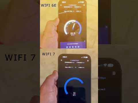 WIFI 7 VS WIFI 6E SpeedTest