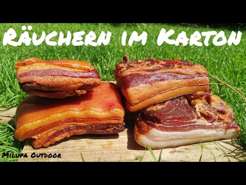 Make your own bacon - smoke it in a box - step-by-step instructions