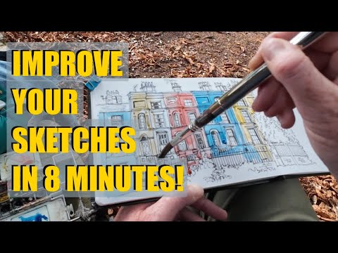 Instantly improve your urban sketches - urban sketching tips and tricks