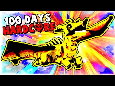 We Survived 100 Days as Dragons in Minecraft Hardcore