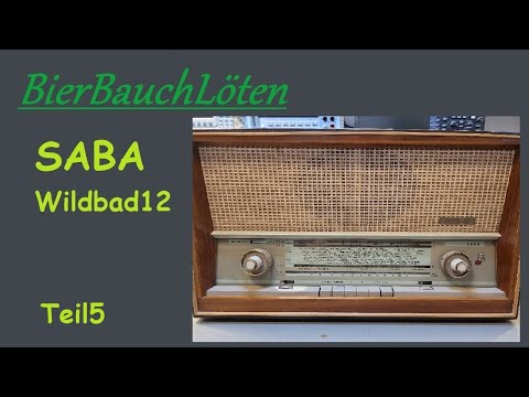Röhrenradio  Reparatur SABA Wildbad 12 Teil5