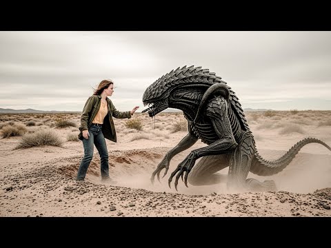 Girl Finds Creature in the Desert, Who Follows Her Like a Puppy and Protects Her From Everything