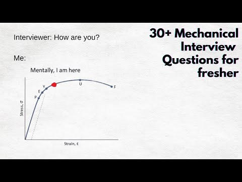 30+ Must-Know Mechanical Engineering Interview Questions & Answers for Freshers! 🔥