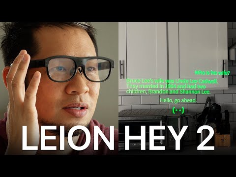 Leion Hey2 Real-Time Translation Glasses - They Actually Work!