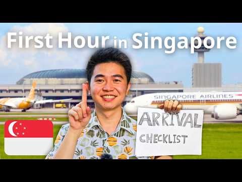 Your FIRST HOUR in Singapore - Changi Arrival Guide