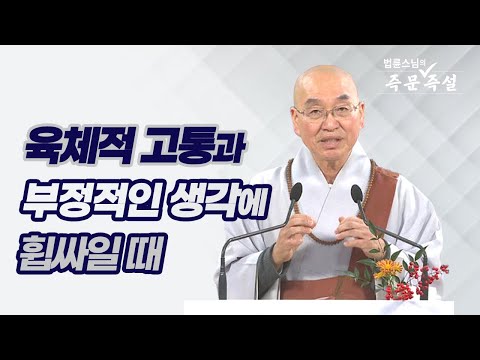 1827. 육체적 고통과 부정적인 생각에 휩싸일 때