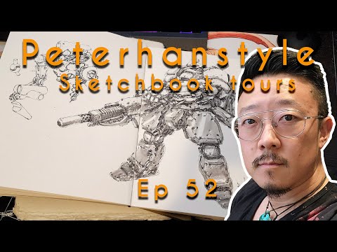 Peterhanstyle Sketchboook tours ep 52