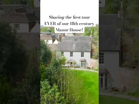 The centuries have not been kind to this once grand manor. #beforeandafter #tours #renovation