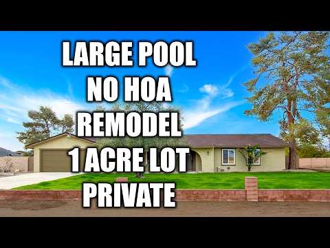 Look at This Pool | NO HOA | Las Vegas Ranch Home for Sale | 1 Acre Lot | Completely Upgraded