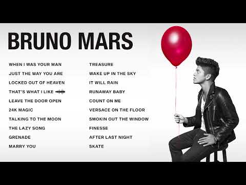 Bruno Mars | Top Songs 2023 Playlist | When I Was Your Man, Just The Way You Are, 24K Magic...