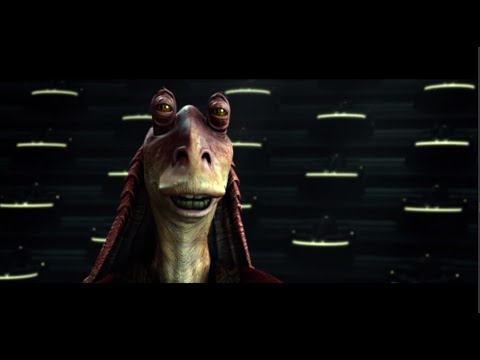 Jar Jar totally not being a Sith Lord for 7:04
