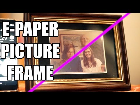 Trolling My Mom With an E-Paper Picture