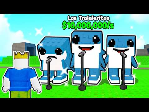 using MAX LUCK for RAREST Brainrots in Roblox My Singing Brainrots...