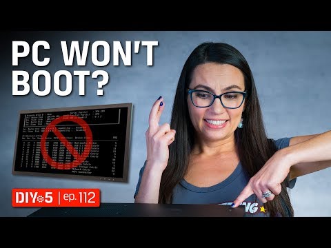 PC Build – How to Fix a PC that won’t boot – DIY in 5 Ep 112
