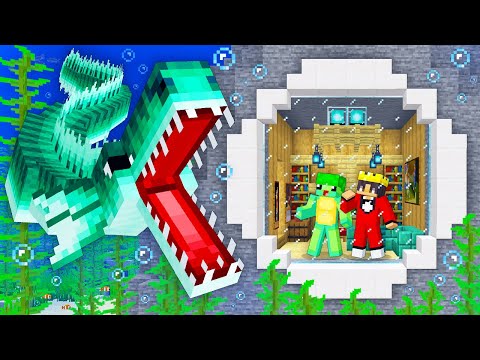 I Built a SECRET UNDERWATER House to Hide From a MUTANT SHARK!