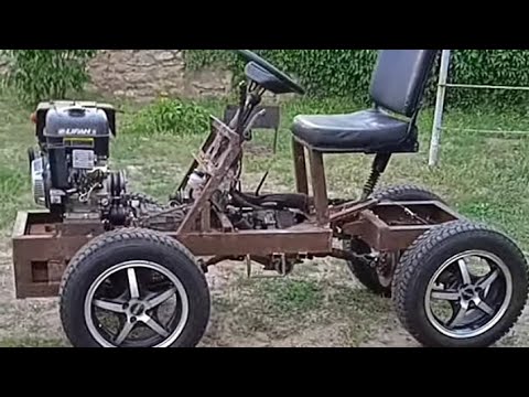 минитрактор с раздаткой от нивы