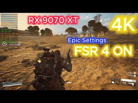 Arc Raiders : 4K FSR 4 Epic Settings | RX 9070 XT 16GB FSR 4 Quality ON