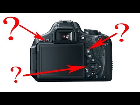 Canon Rebel Buttons Explained! (t3i)