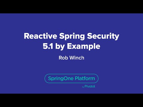 Reactive Spring Security 5.1 by Example