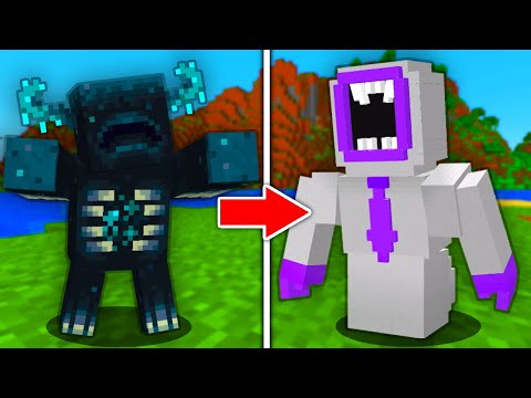 I remade every mob into Garten Of Banban 6 in Minecraft