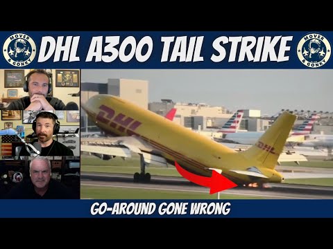 DHL A300 Tail Strike at Heathrow – Airline Pilots React!