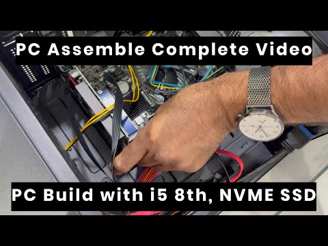 PC Build with i5 8th Gen, NVME M.2 SSD | PC Assembling Full Guide Step by Step