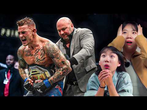 Korean Girls React To Brutal 'UFC' Moments! (Binge-Watching) | 𝙊𝙎𝙎𝘾