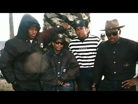 Rare Footage of N.W.A At Video shoot were all in The Same Gang” Interview (1990) 