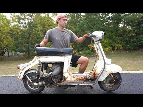 Ultra RARE 1960's Ducati Scooter First Start After 30 Years
