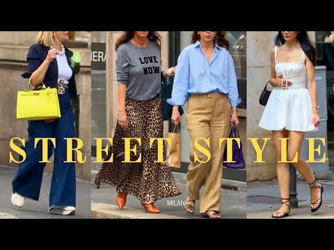 Milan’s Best Street Style Moments•Unique Italian Fashion Summer 2024•Unmissable Fashion Trends