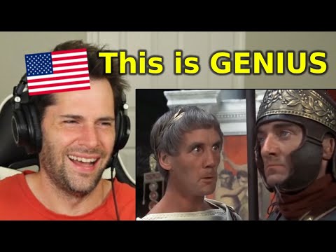 American Reacts to Monty Python 'Biggus Dickus'