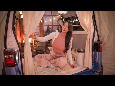 Perfect Car Camping on The Beautiful Cosy River [Solo Camping ASMR]