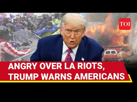 FULL: Trump's Chilling Warning To Americans Against New Protests After LA | 'Very Big Force Awaits'