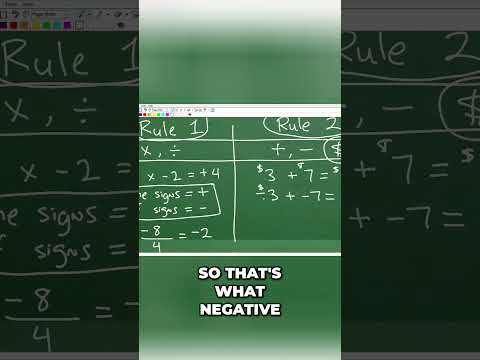 Mastering Negative Numbers Simple Math Explained! #math #maths #education
