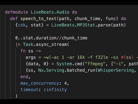 Embed and broadcast Whisper speech-to-text in your Phoenix app in 15 minutes