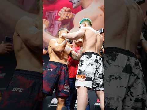 Promessa de LUTA DA NOITE! 🔥 Veja a encarada entre Dan Ige e Melquizael Costa 🇧🇷 #UFCHouston