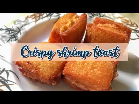 Crispy Shrimp Toast | Mian Bao Xia | Quick and easy Shrimp/prawns recipe| Shrimp Sandwich