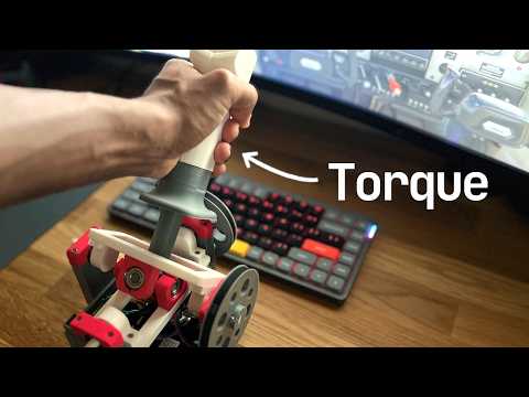 I built a next-level flight joystick - using Force Feedback