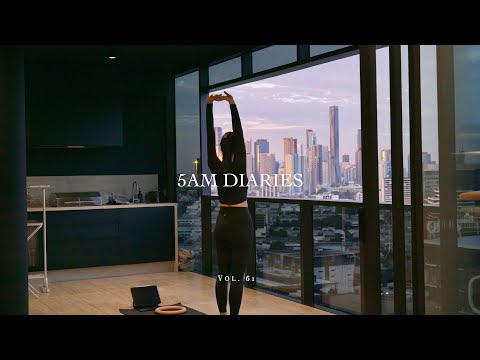 5AM Diaries | My 5am to 10pm routine 🍃 | pumpkin spice bread, hamburger steak, shrimp vermicelli