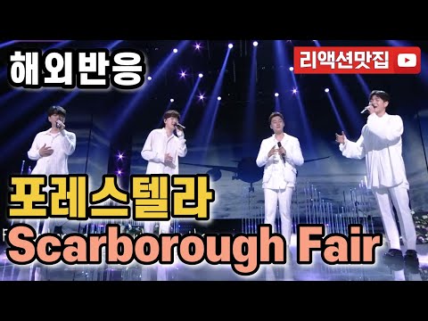 [반복없이깔끔한편집] 포레스텔라 Forestella Scarborough Fair 불후의명곡 해외반응 리액션 모음