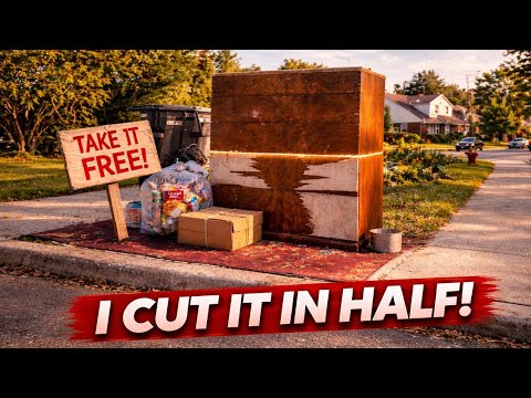 I Cut This FREE Dresser In Half... (Bad Idea?)