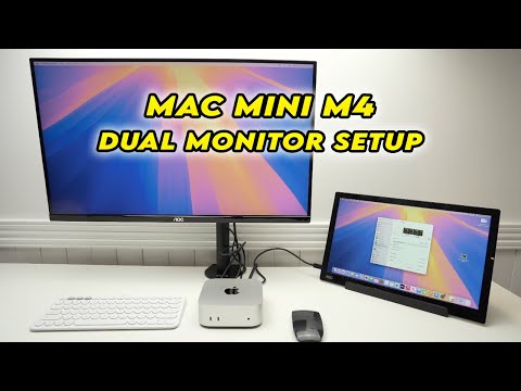 How to Setup 2 or 3 Screens on Your Mac Mini M4 - Dual Monitor